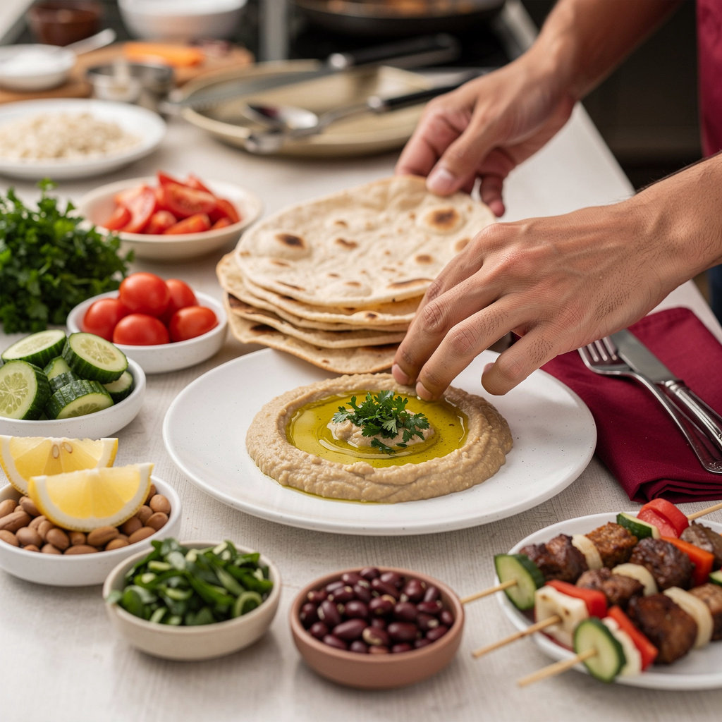 Miss Egypt Restaurant fresh ingredients and traditional preparation methods for authentic Egyptian cuisine