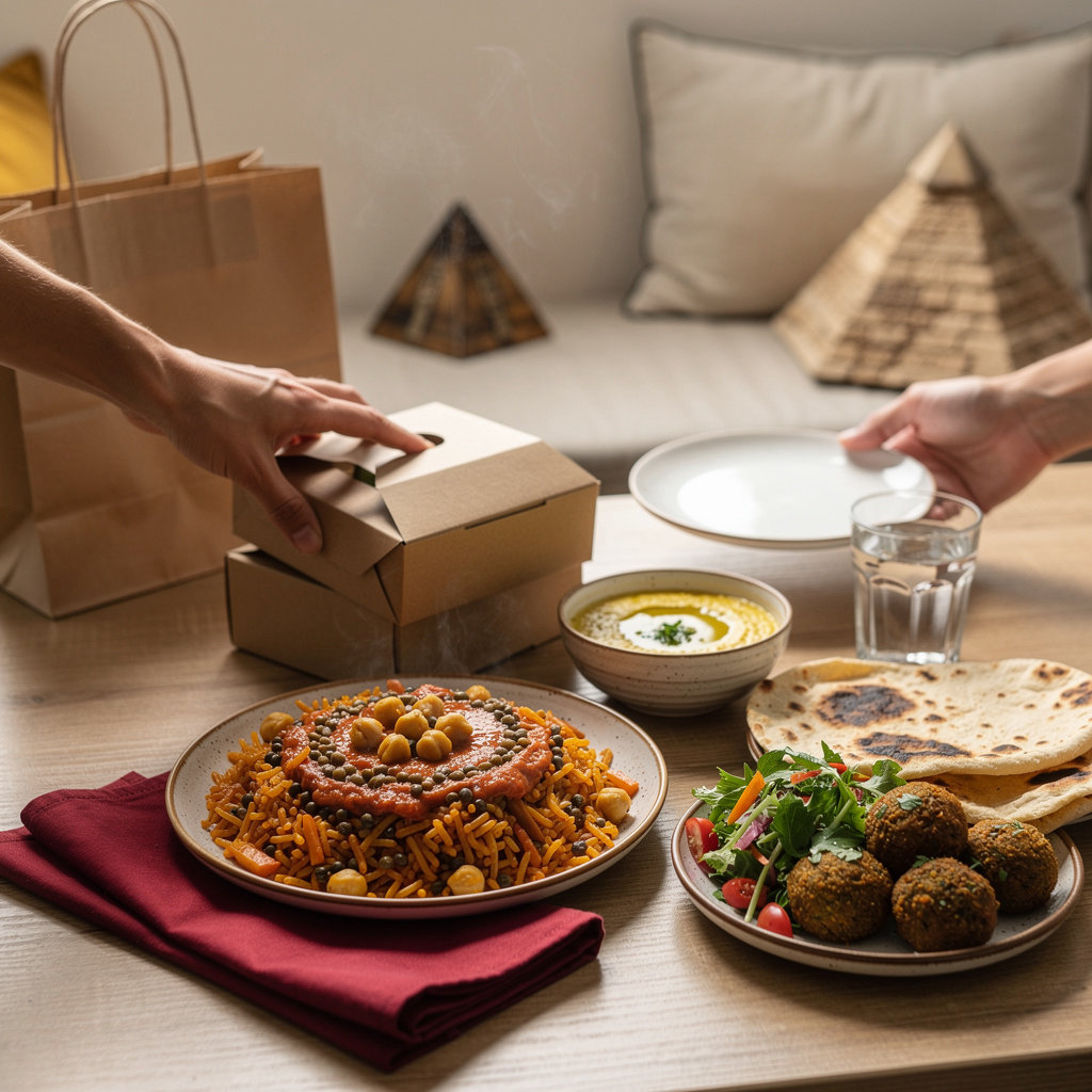 Miss Egypt Restaurant authentic Egyptian cuisine served in casual family-friendly setting near Pyramids Giza